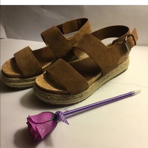 Marc Fisher Oria Espadrille Sandals Size 7.5